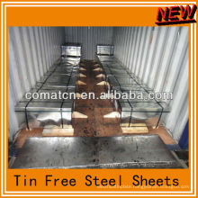 Printing tinplate/TFS, MR steel for metal packaging, crown corks, components